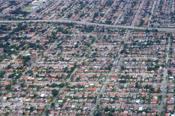 stock image Aerial view of residential houses in Texas