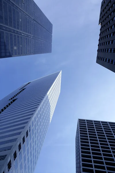 Downtown Houston Texas city buildings — Stock Photo, Image