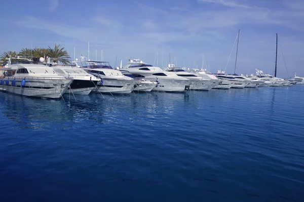 Mallorca Puerto Portals port marina yachts — Stock Photo, Image