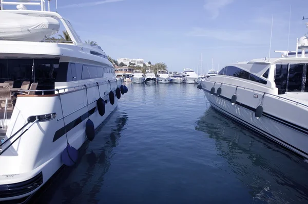 Mallorca Puerto Portals port marina yachts — Stock Photo, Image