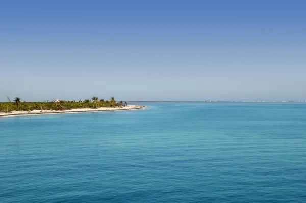 Caribe mexicano turquioise vista al mar — Foto de Stock