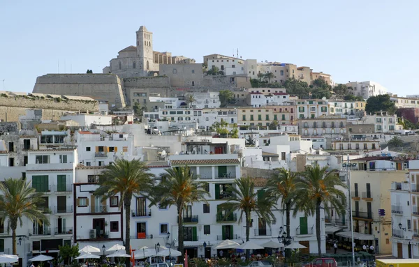 Ibiza dalle isole Baleari in Spagna — Foto Stock