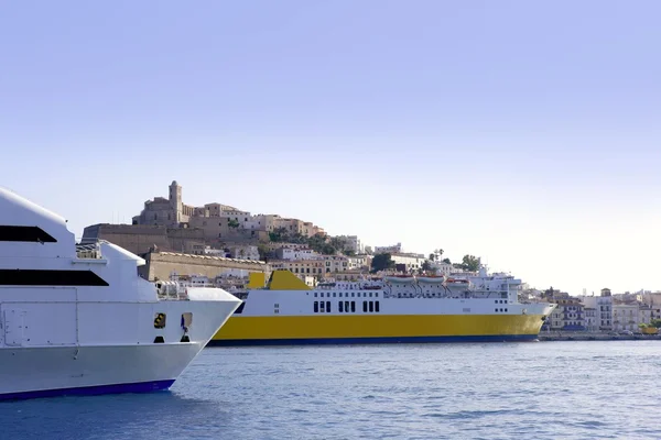Ibiza vartegn ø i Middelhavet - Stock-foto
