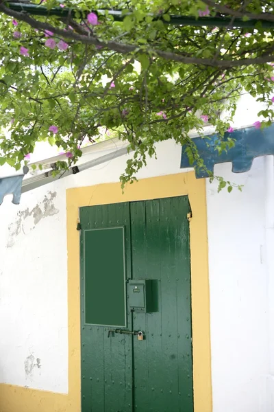 Ibiza Mediterrâneo arquitetura ilha casas — Fotografia de Stock
