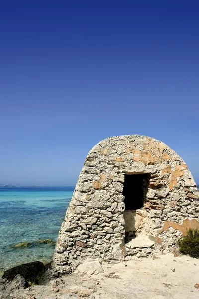 Formentera turquoise seascape balearic Mediterranean — Stock Photo, Image