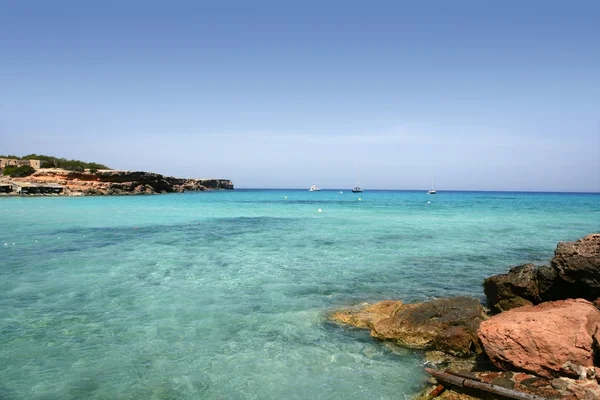 Ilha Formentera perto de Ibiza no Mediterrâneo — Fotografia de Stock