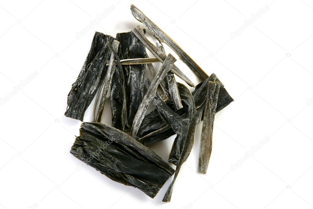 Kombu dried seaweed algae food