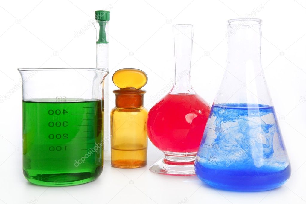 Chemist research laboratory with chemical equipment — Stock Photo