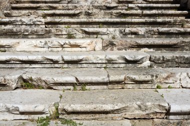 Antik Roma merdivenin yaşlı yıpranmış