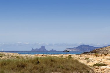 Illetas formentera deniz Ibiza ufuk Balear