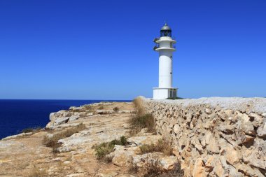 barbarlığın deniz feneri formentera Balear Adaları