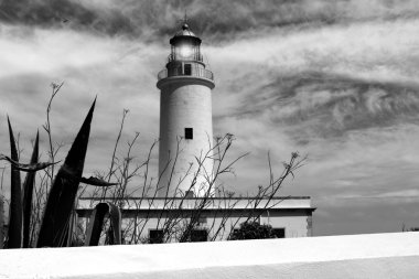 Formentera la mota deniz feneri Balear Adaları