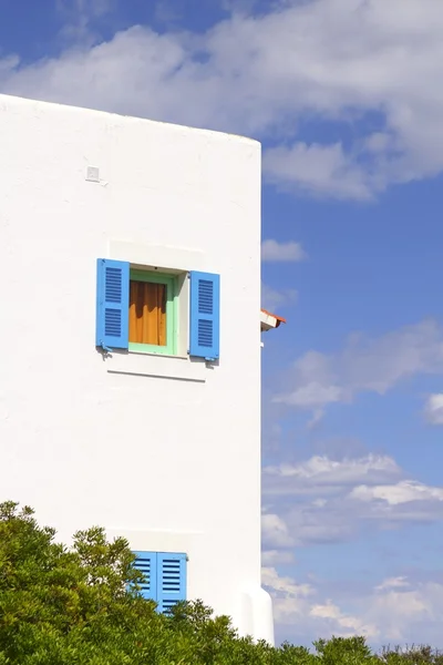 Arquitetura ilhas baleares Formentera casas — Fotografia de Stock