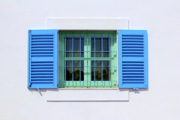 Építészet Baleár-szigetek formentera ház ablak — Stock Fotó