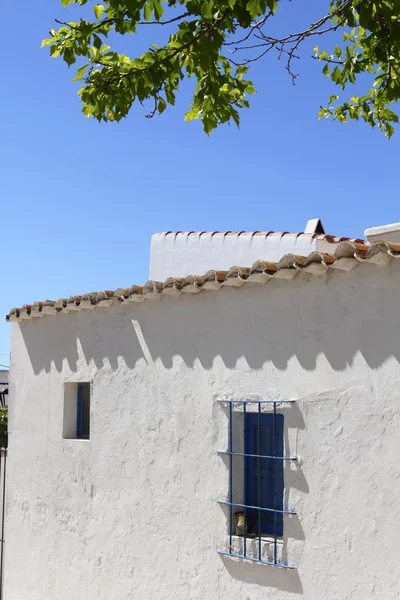 Witte mediterrane huis detail formentera — Stockfoto