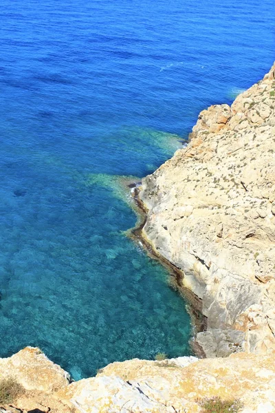 Средиземное море Барбария мыс Форментера — стоковое фото