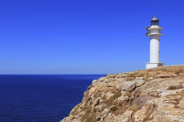 Barbaria lighthouse formentera Balearic islands — Zdjęcie stockowe