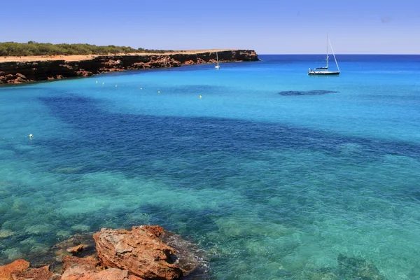 Cala Saona Formentera Isole Baleari — Foto Stock