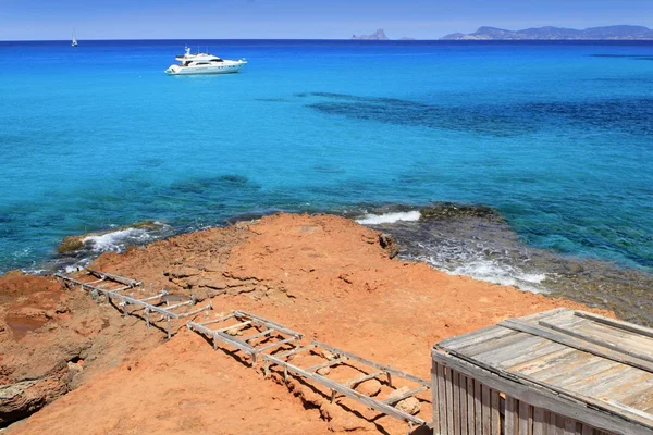 Cala Saona Formentera Balearic Islands — Stock Photo, Image