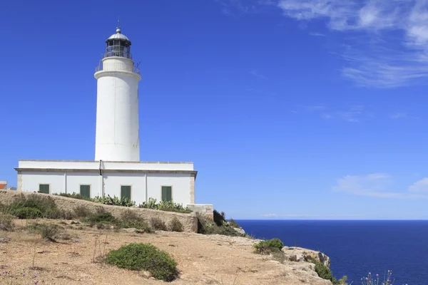 Ібіца La Mota маяк Балеарські острови — стокове фото