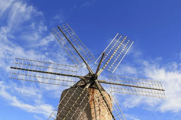 Zout molen traditionele formentera ibiza Balearen — Stockfoto