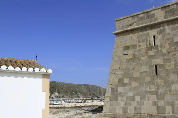 Château d'Alicante Mer Méditerranée — Photo