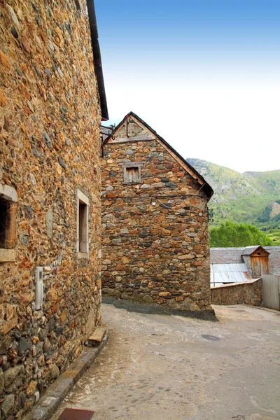 Sallent de gallego Pirenejów wieś kamień huesca — Zdjęcie stockowe