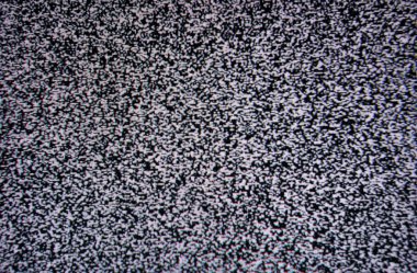 Black and white TV screen noise texture pattern clipart