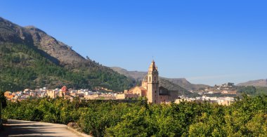 simat de valldigna Köyü ve monasterio santa maria