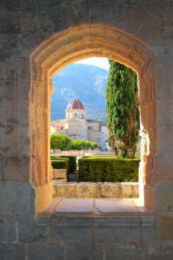 Santa Maria de la Valldigna Simat Monastery Spain clipart