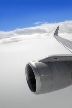 vuelo de turbina de avión avión ala aislada