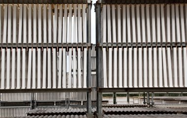 producción industrial de placas de yeso de secado al aire libre