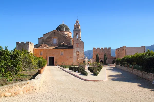 산타 마리아 데 라 valldigna simat 수도원 스페인 — 스톡 사진