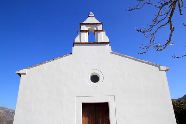 エルミタ ラ xara simat デ ラ valldigna 白い教会 — ストック写真