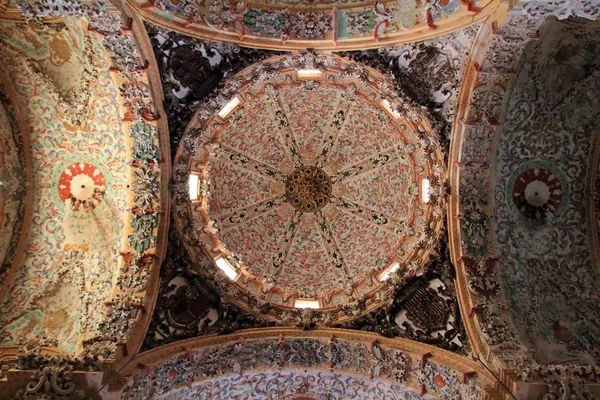 Baroque dome ceiling detail cathedral church — Stock Photo, Image