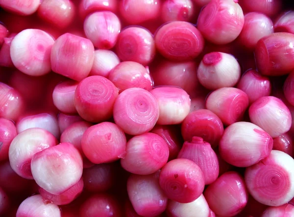 절인 양파 식초 패턴 음식 텍스처 — 스톡 사진