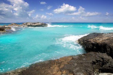 escalo es calo formentera Kuzey kayalık sahil aqua