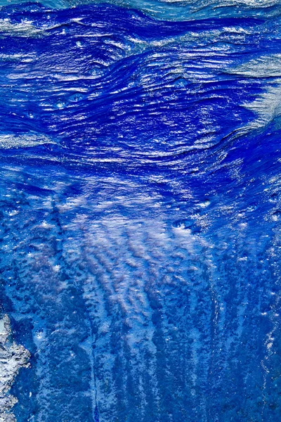 Astratto blu vernice texture forme sfondo — Foto Stock