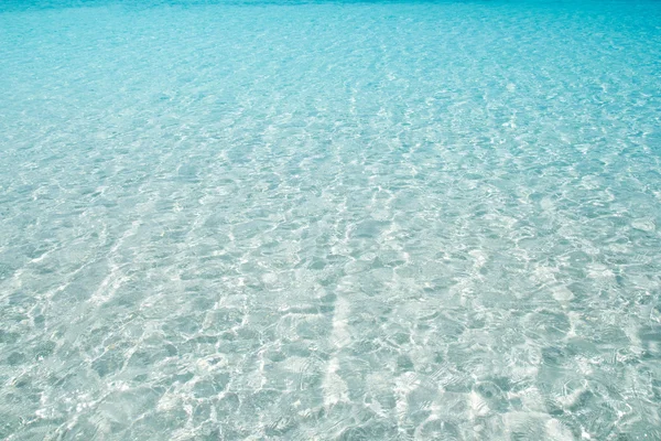 Plaj mükemmel beyaz kum turkuaz su — Stok fotoğraf