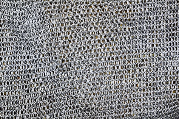 Antique knight metal sword protection net pattern — Stock Photo, Image