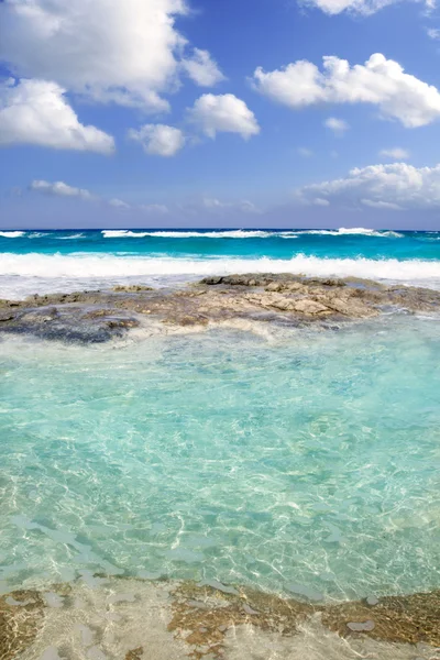 福门特拉岛 llevant 海滩 illetas 巴利阿里群岛 — 图库照片