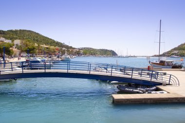 Andratx port Köprüsü Mayorka Balear Adası