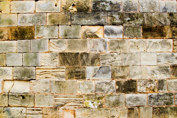 马雷斯砂岩砌石墙在马略卡岛 — 图库照片