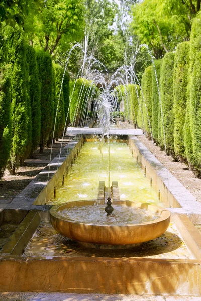 Fontaine de Hort del Rei Jardines Palma de Mallorca — Foto de Stock