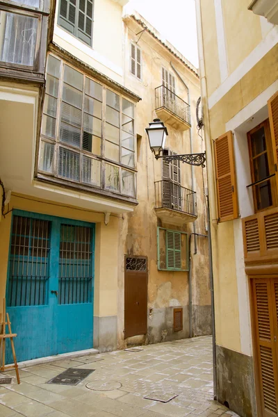Palma de mallorca starego miasta barrio calatrava ulicy — Zdjęcie stockowe