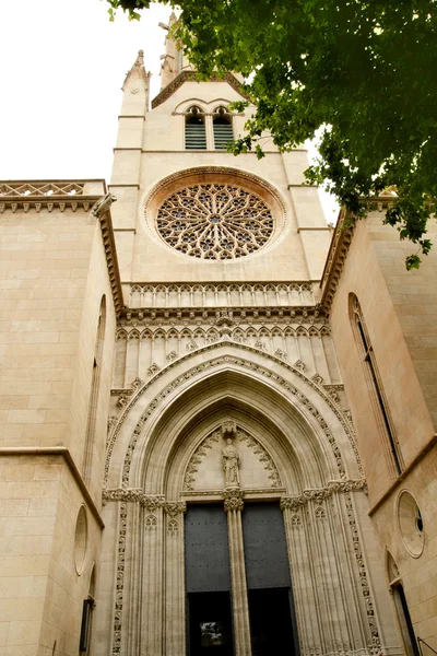 Kyrkan av santa eulalia Mallorca i palma de mallorca — Stockfoto