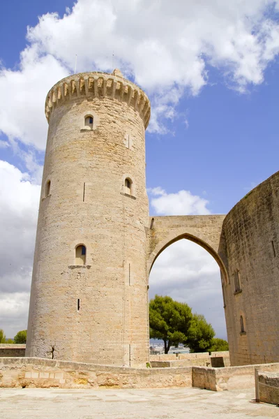 stock image Castle Castillo de Bellver in Majorca at Palma of Mallorca