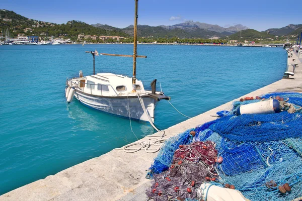 Andratx přístavu marina v mallorca Baleárské ostrovy — Stock fotografie