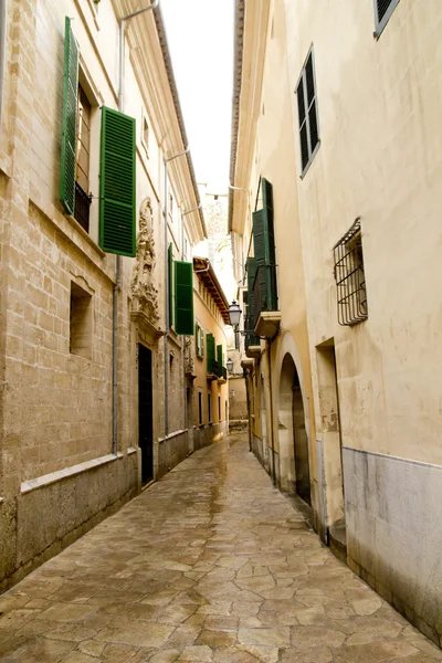 Barrio calatrava los patios in Mallorca in palma Rechtenvrije Stockafbeeldingen
