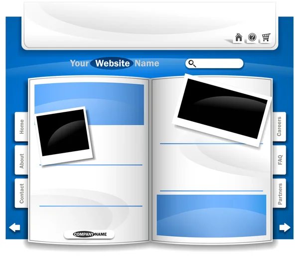 Conception de site Web — Image vectorielle